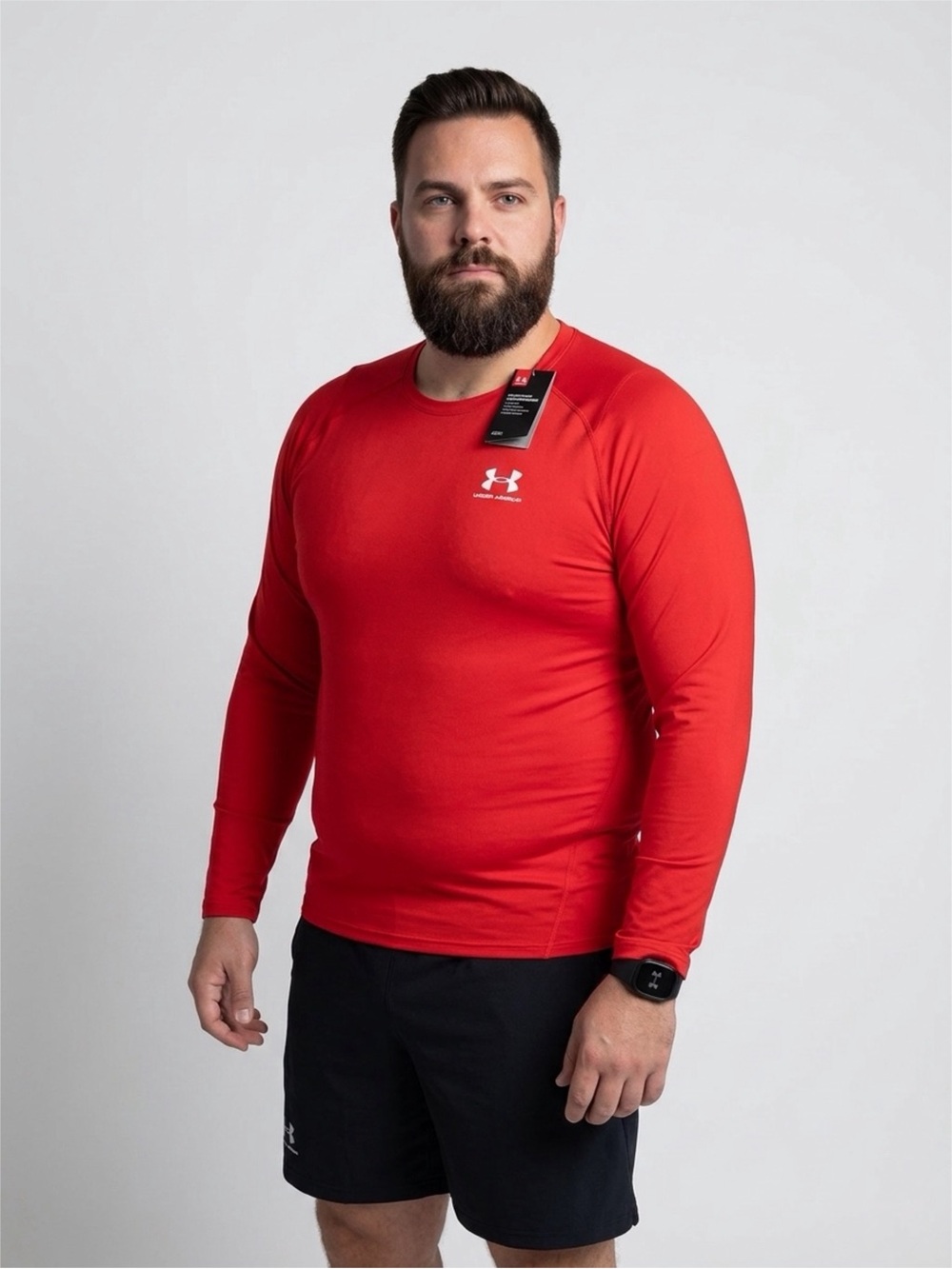 Under Armour XXL Bright Red Long-Sleeve Training Top NWT